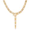 Bulgari Serpenti Viper necklace in pink gold and diamonds - 00pp thumbnail