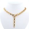 Collar Bulgari Serpenti Viper en oro rosa y diamantes - 360 thumbnail