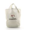 Bolso de mano Chanel en lona blanca - 360 thumbnail