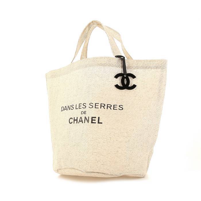 CHANEL Novelty A La Plage Linen tote Handbag