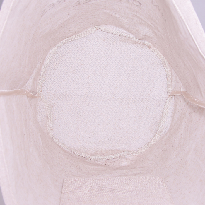 Borsa Chanel in tela beige - Detail D2