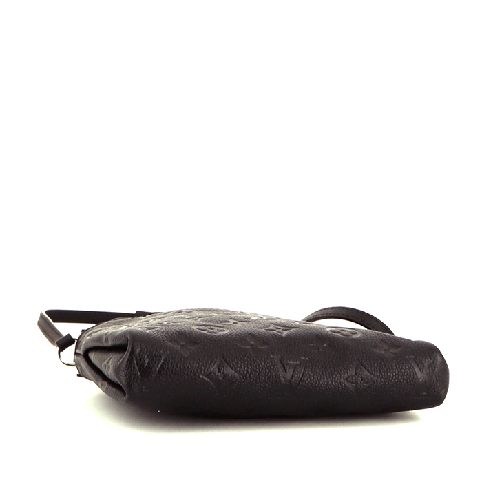 Louis Vuitton Pallas BB shoulder bag in black monogram leather - Detail D4