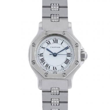 Cartier Santos Octogonale watch in stainless steel Ref:  0906 Circa  1984