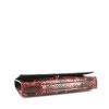 Pochette Saint Laurent Kate in pitone nero e rosso - Detail D4 thumbnail