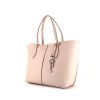 Tod's Joy shopping bag in varnished pink grained leather - 00pp thumbnail