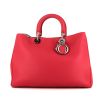 Shopping bag Dior Diorissimo in pelle martellata rosa - 360 thumbnail