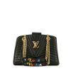 Bolso de mano Louis Vuitton New Wave en cuero acolchado negro - 360 thumbnail