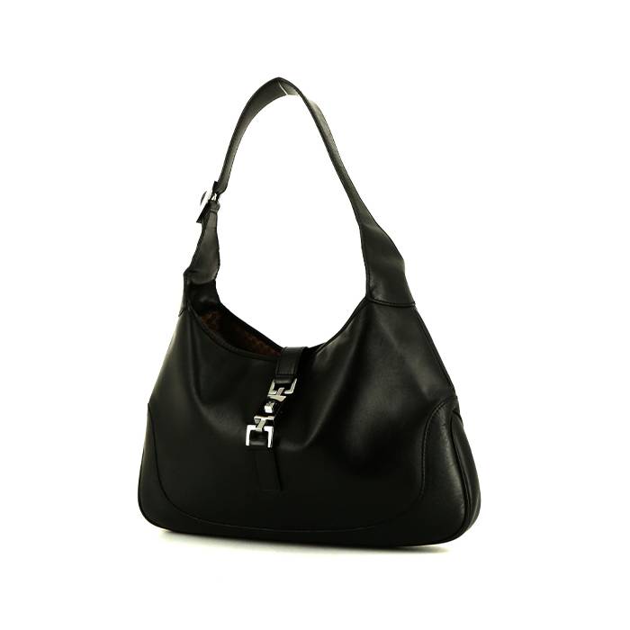 Gucci Jackie handbag in black leather - 00pp
