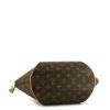 Bolso de mano Louis Vuitton Ellipse modelo grande en lona Monogram marrón y cuero natural - Detail D4 thumbnail