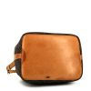 Louis Vuitton petit Noé shopping bag in brown monogram canvas and natural leather - Detail D5 thumbnail