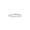 Fred For Love wedding ring in pink gold and diamonds - 00pp thumbnail