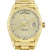 Rolex Day-Date watch in yellow gold Ref:  18038 Circa  1987 - 00pp thumbnail