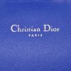 Sac bandoulière Dior Promenade en cuir cannage bleu - Detail D3 thumbnail