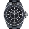 Chanel J12 watch in black ceramic Ref:  H1626 Circa  2000 - 00pp thumbnail