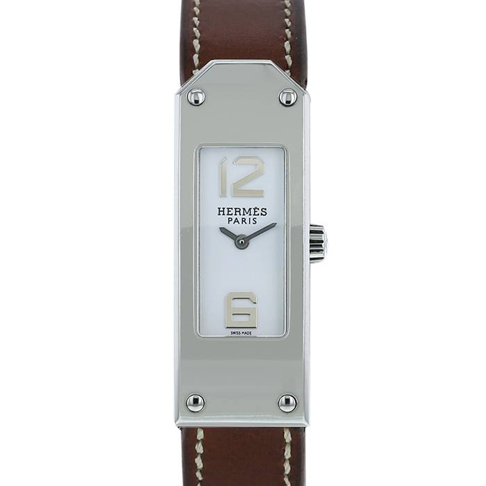 Hermes Kelly 2 wristwatch watch in stainless steel Ref:  KT1.210 Circa  2000 - 00pp