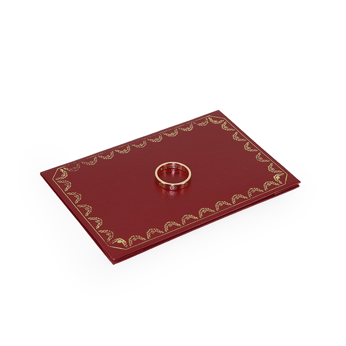 Alliance Cartier Love 1 diamant en or rose et diamant, taille 56 - Detail D2