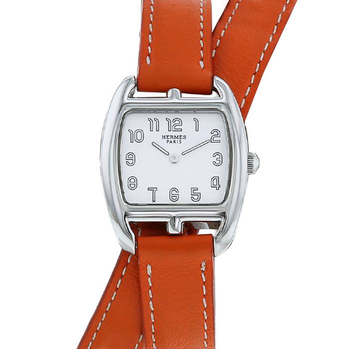 Hermes Cape Cod Watch in Stainless Steel Ref: CC1.810 Circa 2000
