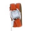 Hermès Cape Cod Tonneau watch in stainless steel Ref:  CT1 210 Circa  2010 - 360 thumbnail