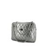 Chanel Camera handbag  in silver quilted leather - 00pp thumbnail