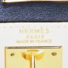 Borsa Hermès Kelly 28 cm in pelle box tricolore color crema blu e rossa - Detail D4 thumbnail
