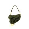 Dior  Saddle handbag  in green printed patern canvas - 00pp thumbnail