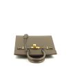 Hermes Birkin 30 cm handbag in grey epsom leather - 360 Front thumbnail