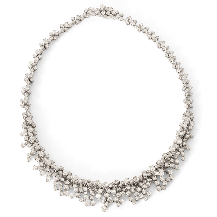 Fred Blanche necklace in white gold and diamonds - 00pp