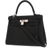 Hermès Kelly 28 cm handbag in black togo leather - 00pp thumbnail