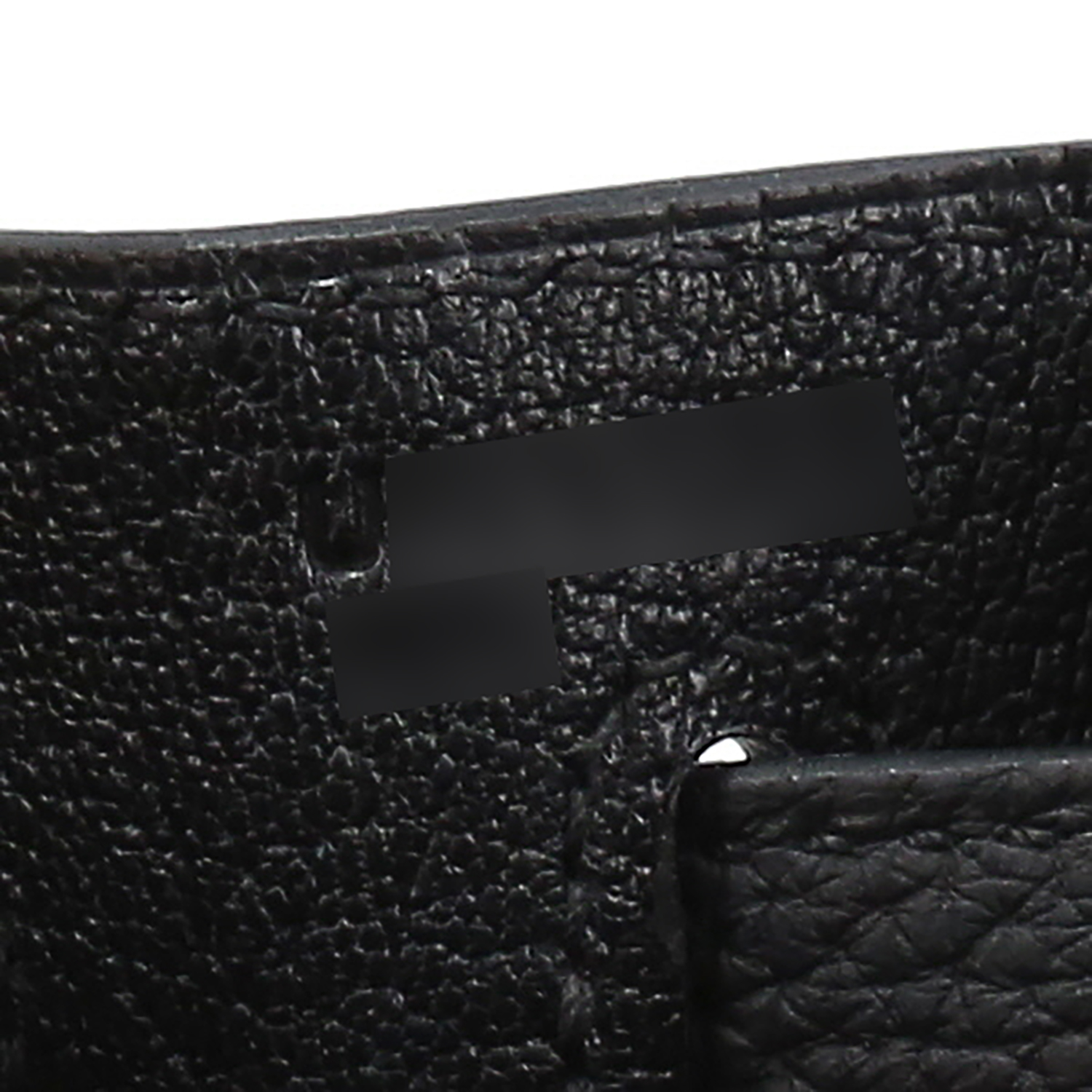 Bolso de mano Hermès Kelly 28 cm en cuero togo negro - Detail D4