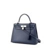 Bolso de mano Hermès Kelly 28 cm en cuero epsom azul indigo - 00pp thumbnail