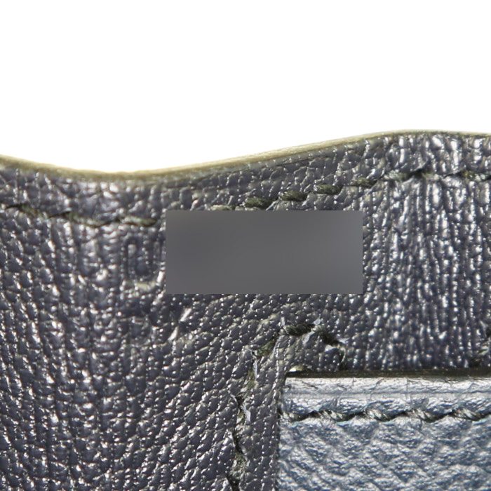 Borsa Hermès Kelly 28 cm in pelle Epsom blu indaco - Detail D5