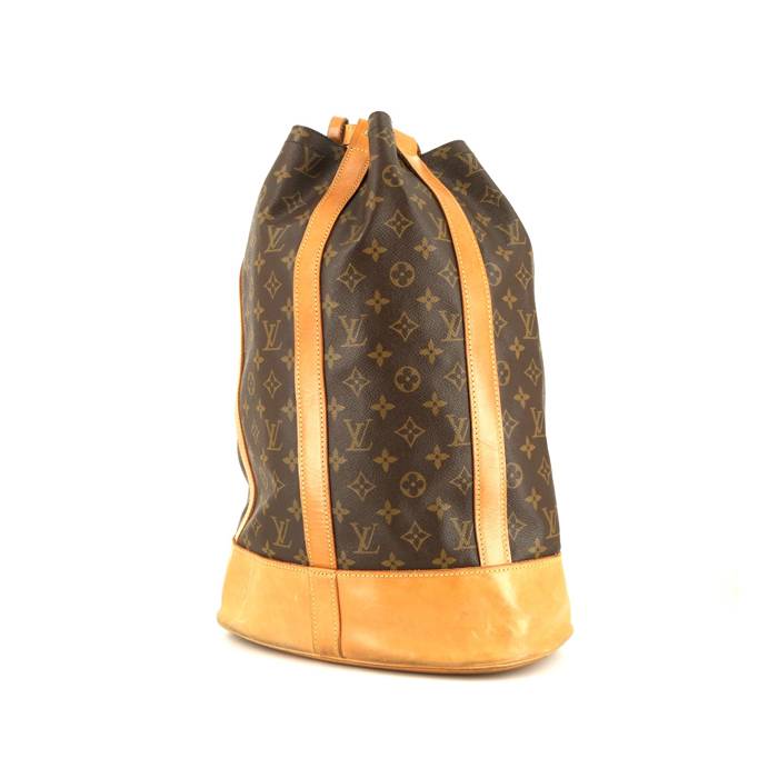 Louis Vuitton Randonnée backpack in brown monogram canvas and natural leather - 00pp
