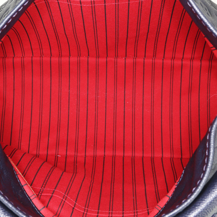 Bolso Cabás Louis Vuitton Artsy modelo mediano en cuero monogram huella azul - Detail D2