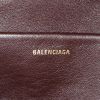 Pochette-cintura Balenciaga Souvenir in tela siglata beige e pelle marrone - Detail D4 thumbnail