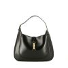 Gucci Jackie shoulder bag in black leather - 360 thumbnail