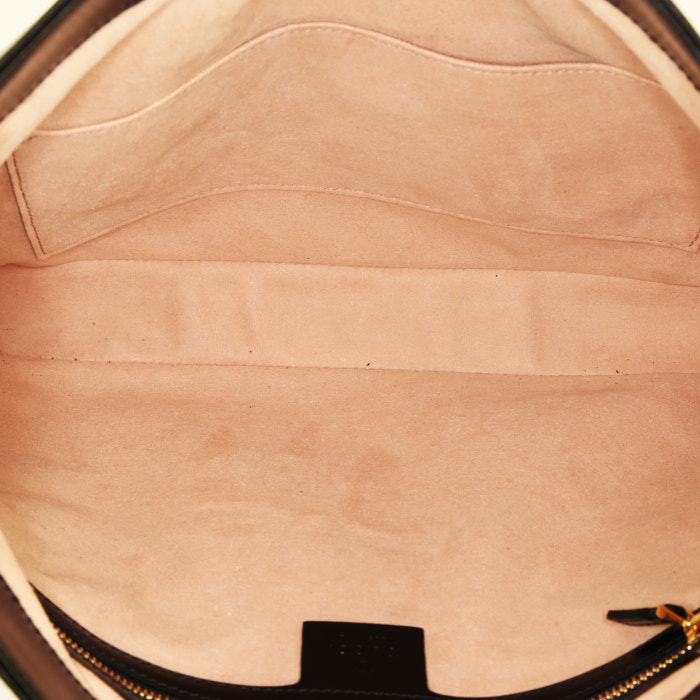 Gucci Jackie shoulder bag in black leather - Detail D3