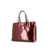 Louis Vuitton Wilshire shopping bag in burgundy monogram patent leather - 00pp thumbnail