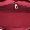 Bolso Cabás Louis Vuitton Wilshire en charol Monogram color burdeos - Detail D2 thumbnail