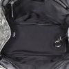 Sac cabas Dior Panarea en toile cannage noire et cuir noir - Detail D2 thumbnail