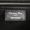 Shopping bag Dior Panarea in tela cannage nera e pelle nera - Detail D3 thumbnail