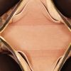 Borsa Louis Vuitton Kensington in tela cerata con motivo a scacchi ebano e pelle marrone - Detail D3 thumbnail