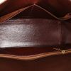 Bolso de mano Hermes Drag en cuero box marrón - Detail D2 thumbnail