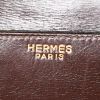 Sac à main Hermes Drag en cuir box marron - Detail D3 thumbnail