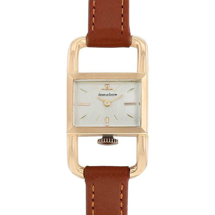 Jaeger Lecoultre Etrier watch in pink gold Circa  1970 - 00pp