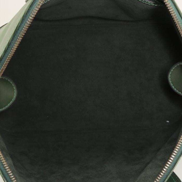 Louis Vuitton  Alma handbag  in green epi leather - Detail D3