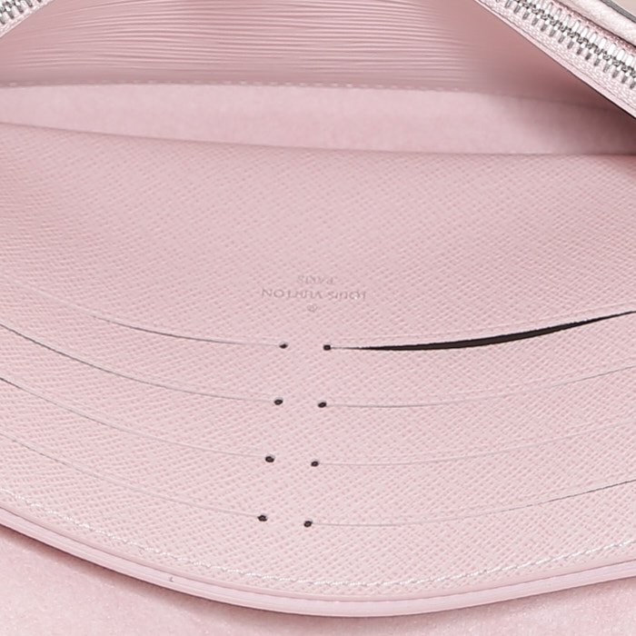 Bolso bandolera Louis Vuitton  Félicie en cuero Epi rosa - Detail D2