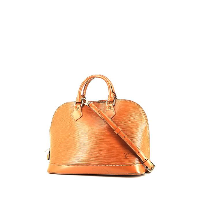 Louis Vuitton Alma Handbag in Brown Epi Leather
