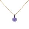 Pomellato Capri necklace in pink gold,  jade and amethyst - 00pp thumbnail