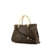 Louis Vuitton Pallas handbag in brown monogram canvas and brown leather - 00pp thumbnail