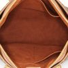 Bolso de mano Louis Vuitton Pallas en lona Monogram marrón y cuero marrón - Detail D3 thumbnail